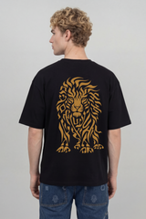 Lion T-Shirt — Oversized, Back — Men