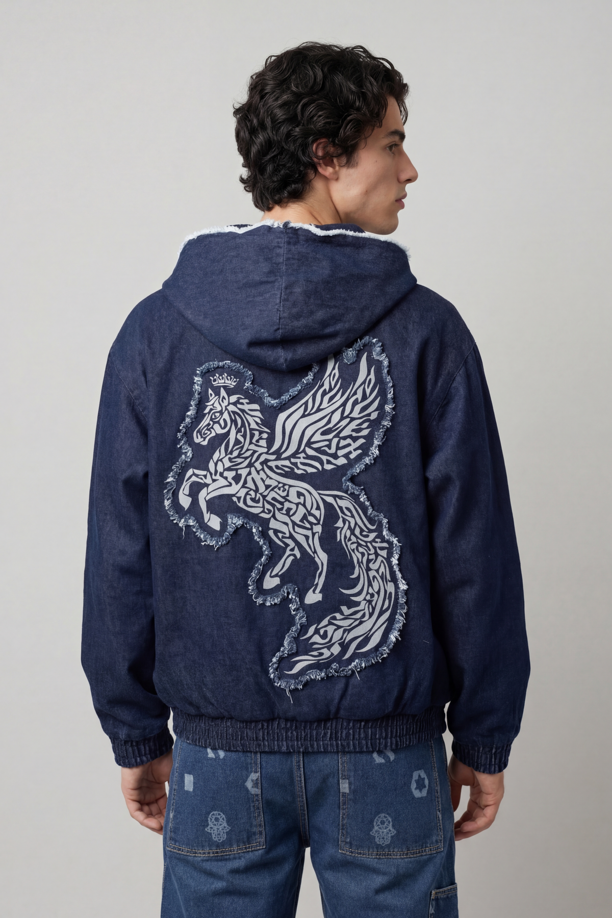 Men's Denim Jacket – Tavor – DAVID ROYTMAN COUTURE