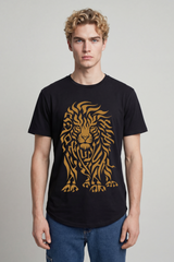 Lion T-Shirt — Slim Fit, Front — Men